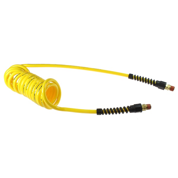 Flexcoil 1/4 ID x 30 ft 1/4 MPT Swivel Yellow